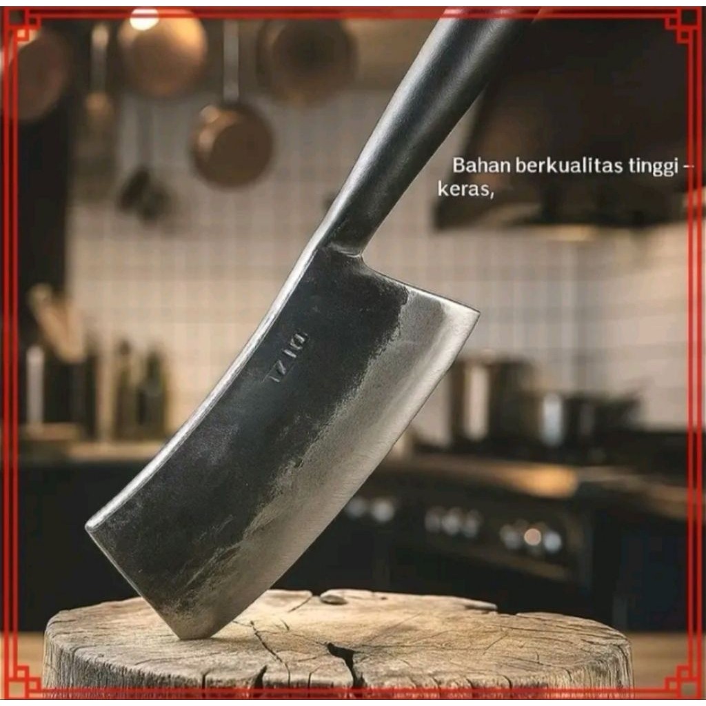 Pisau Cacah Daging Tulang Ayam dan Kelapa Muda