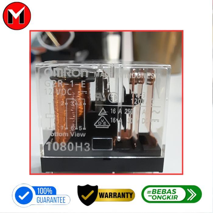 OMRON G2R-1-E / G2R1E / G2R DC12V DC24V PCB POWER RELAY 12VDC / 24VDC - 12V