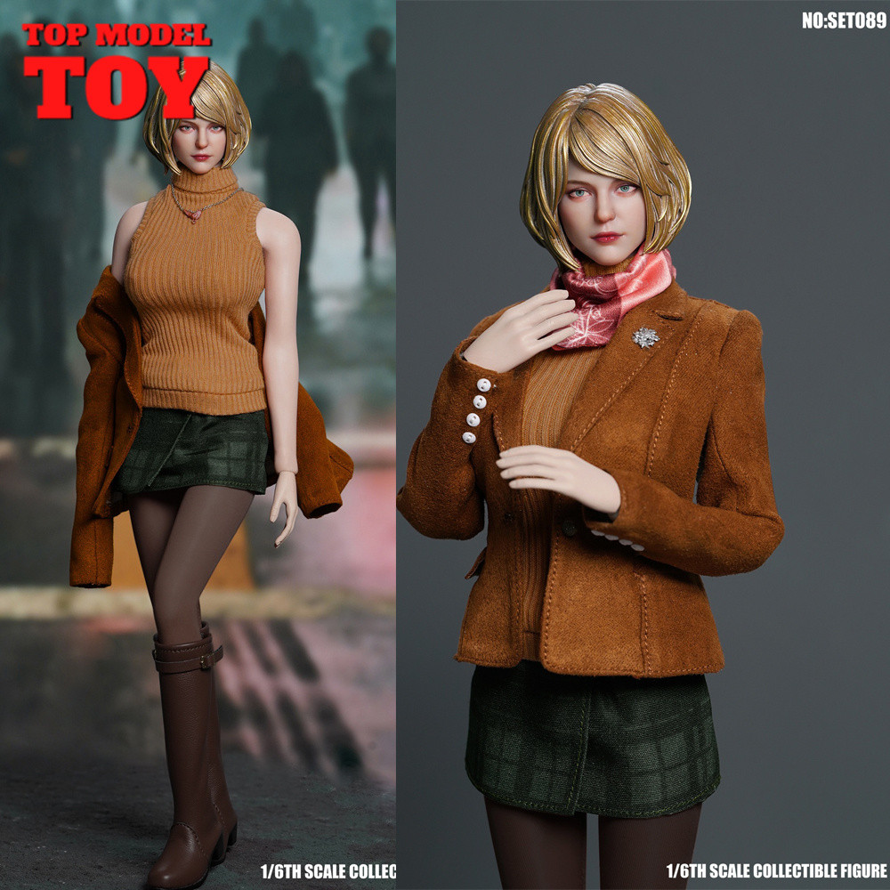 SUPER DUCK SET089 1/6 Scale Ashley Head Carved Clothing Set Fit 12'' TBLeague S09C Female Soler Acti