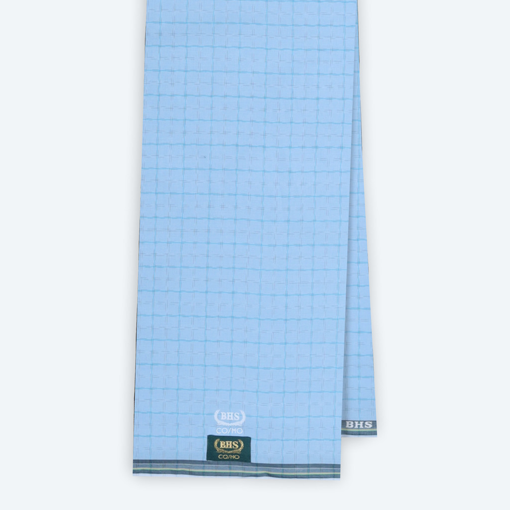 Sarung BHS Original 100% Asli | Sarung BHS Cosmo Gold Motif K26 PRB SJ Biru