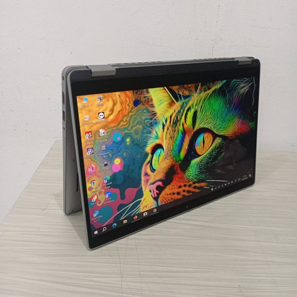 laptop  Dell 5320 flip 360 Touchscreen ram 8Gb  core i5 gen11 ssd 256 ringan