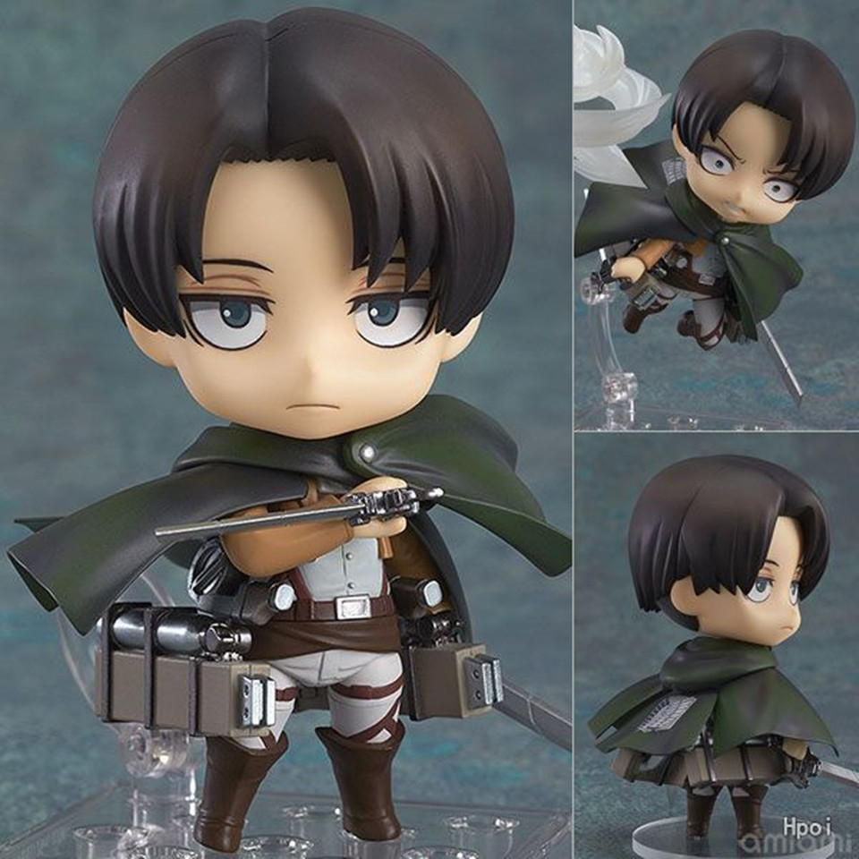 Levi Ackerman 390 417 Eren Jaeger 375 Mikasa Ackerman 365 Attack on Titan Action Figure PVC Toys Col