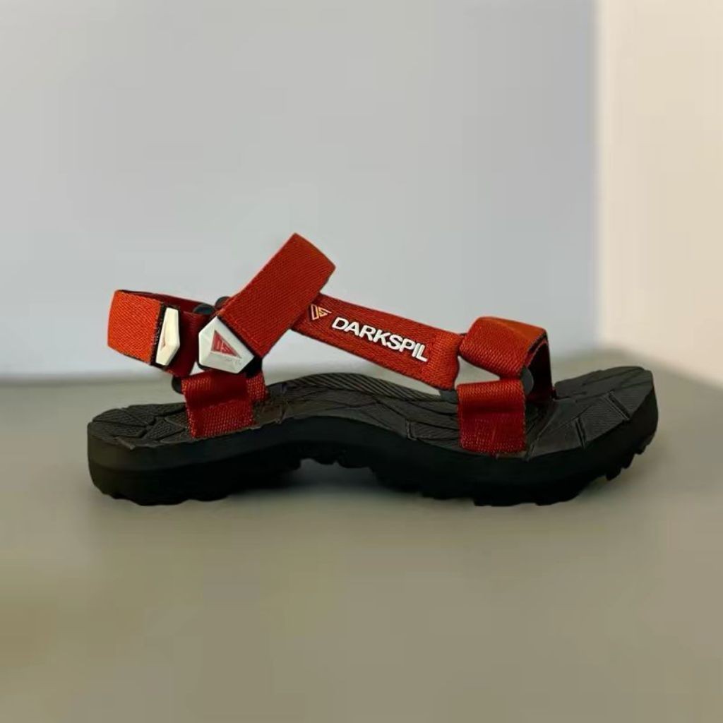 (Bisa COD) Sandal gunung Darkspil-sandal jepit merah bata  pria wanita 36-43. Outdoor flexible ringa