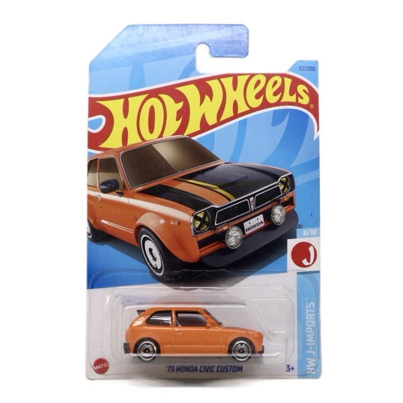Hot Wheels 73 Honda Civic Orange