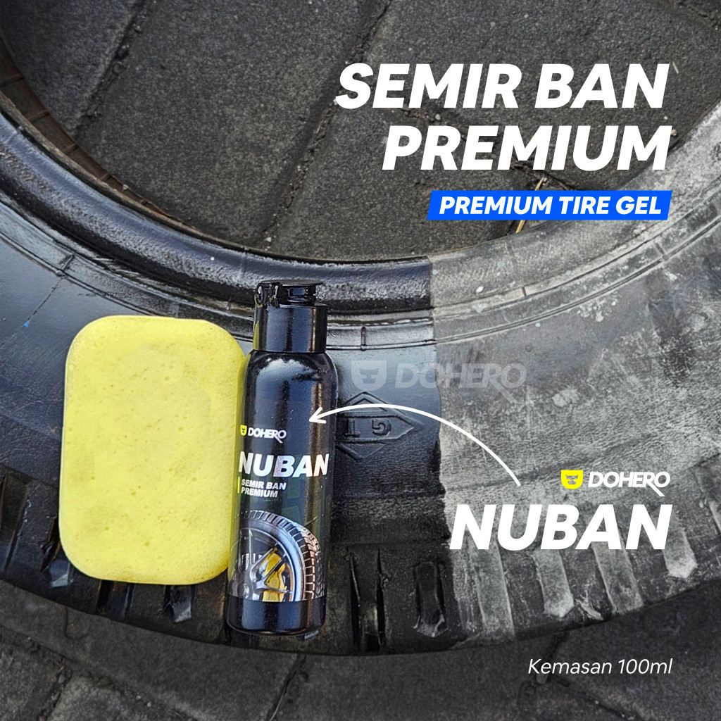 Dohero Nuban - Semir Ban Hitam Mengkilap UV Protection