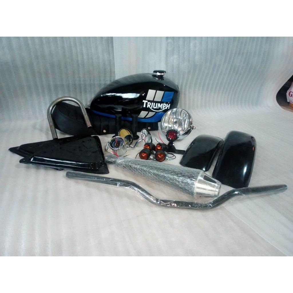 [GM] paket body full set japstyle pnp tiger megapro cb thunder scorpio bison MOTOR CUSTOM Paket Tang