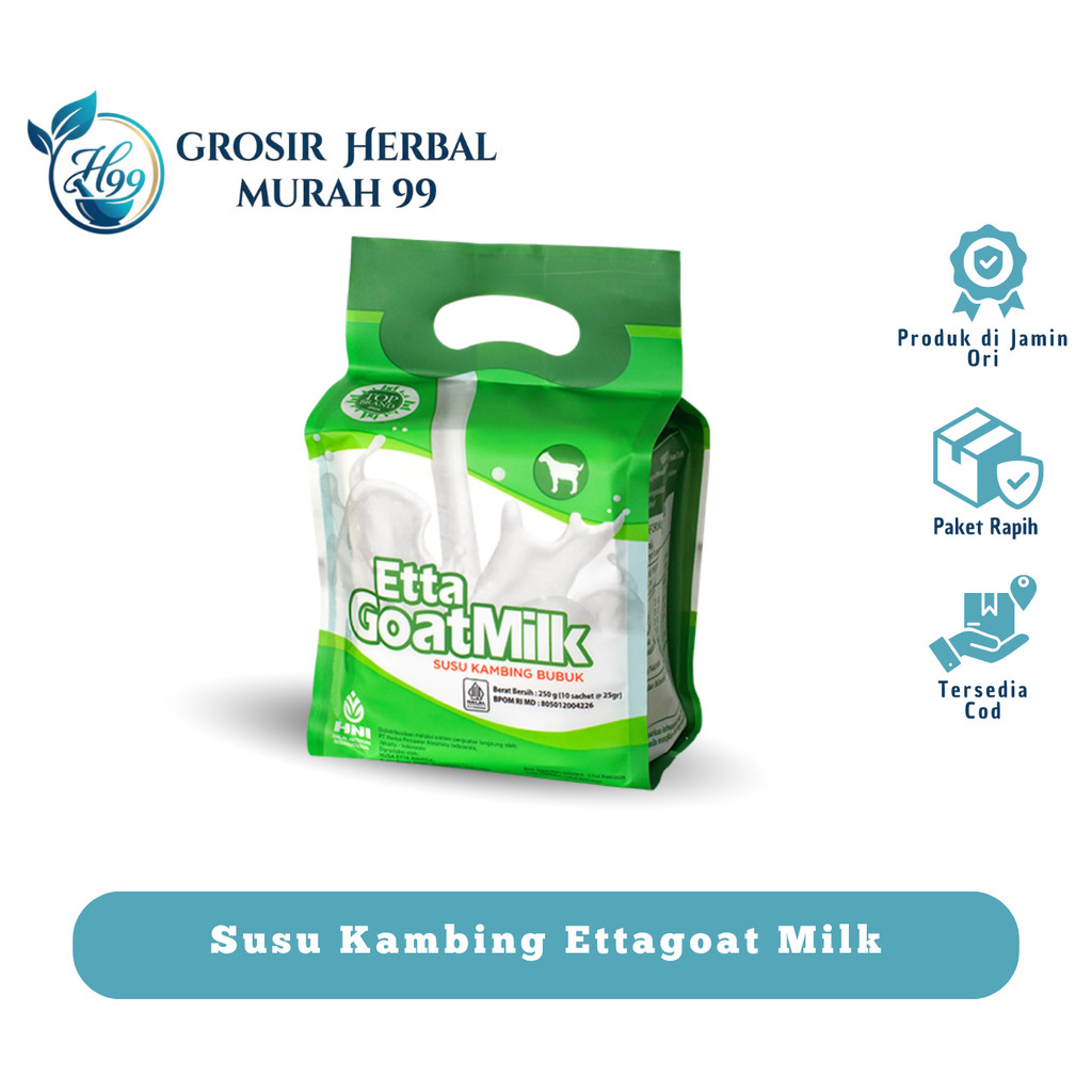 Susu Kambing Ettagoat HNI HPAI Original - Susu Etawa Sesak Napas Batuk & Paru