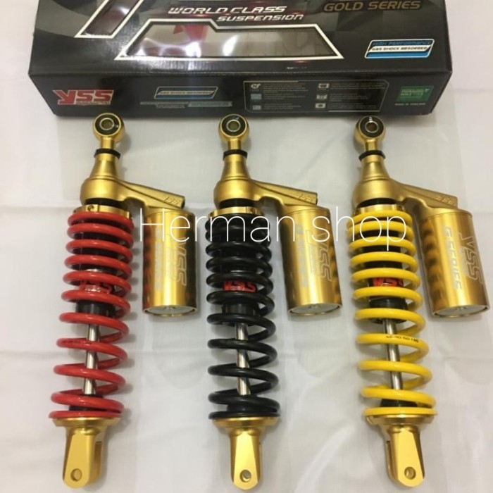 Shockbreaker YSS vario 150 330mm / Shockbreaker YSS G-series Vario125 - Hitam, 330mm