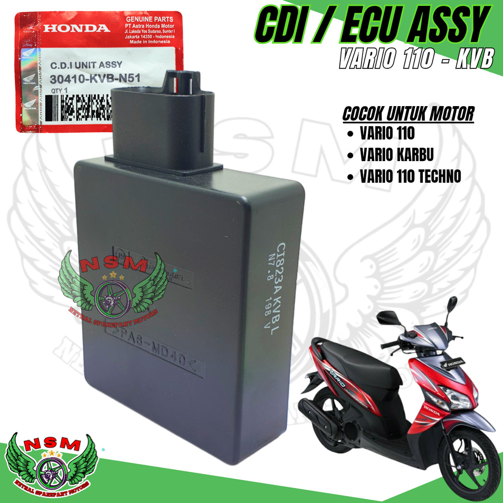 gebyar promo 30410-KVB-051 ORIGINAL CDI UNIT VARIO 110 KARBU / VARIO 110 TECHNO / VARIO CBS KARBU