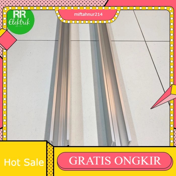 Mounting Bracket Panel Surya / Solar Panel Rail Aluminium Rail 2,5M