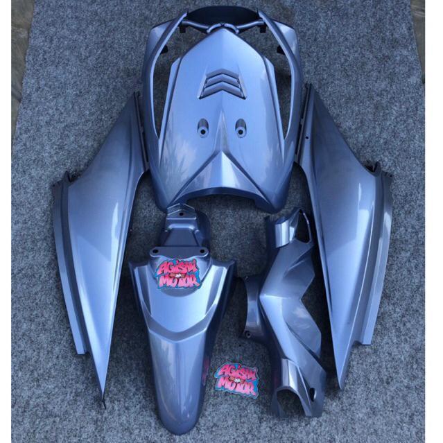 body beat karbu silver ice blue / body halus beat karbu ice blue / body set full halus beat karbu - 