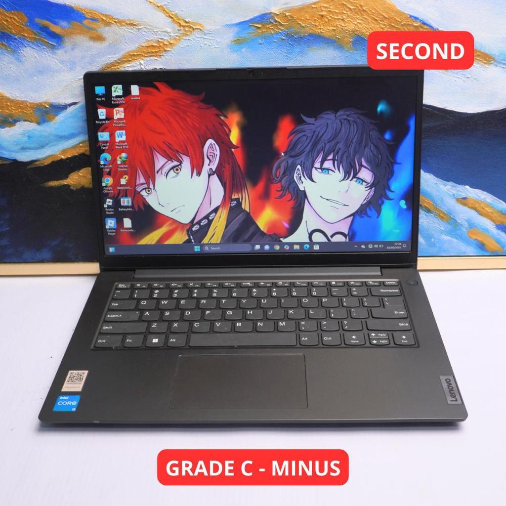 LENOVO 82KA I3 1115G4 4 GB (14") GRADE C - MINUS LAPTOP SECOND ORIGINAL SINAR MUTIARA CELL