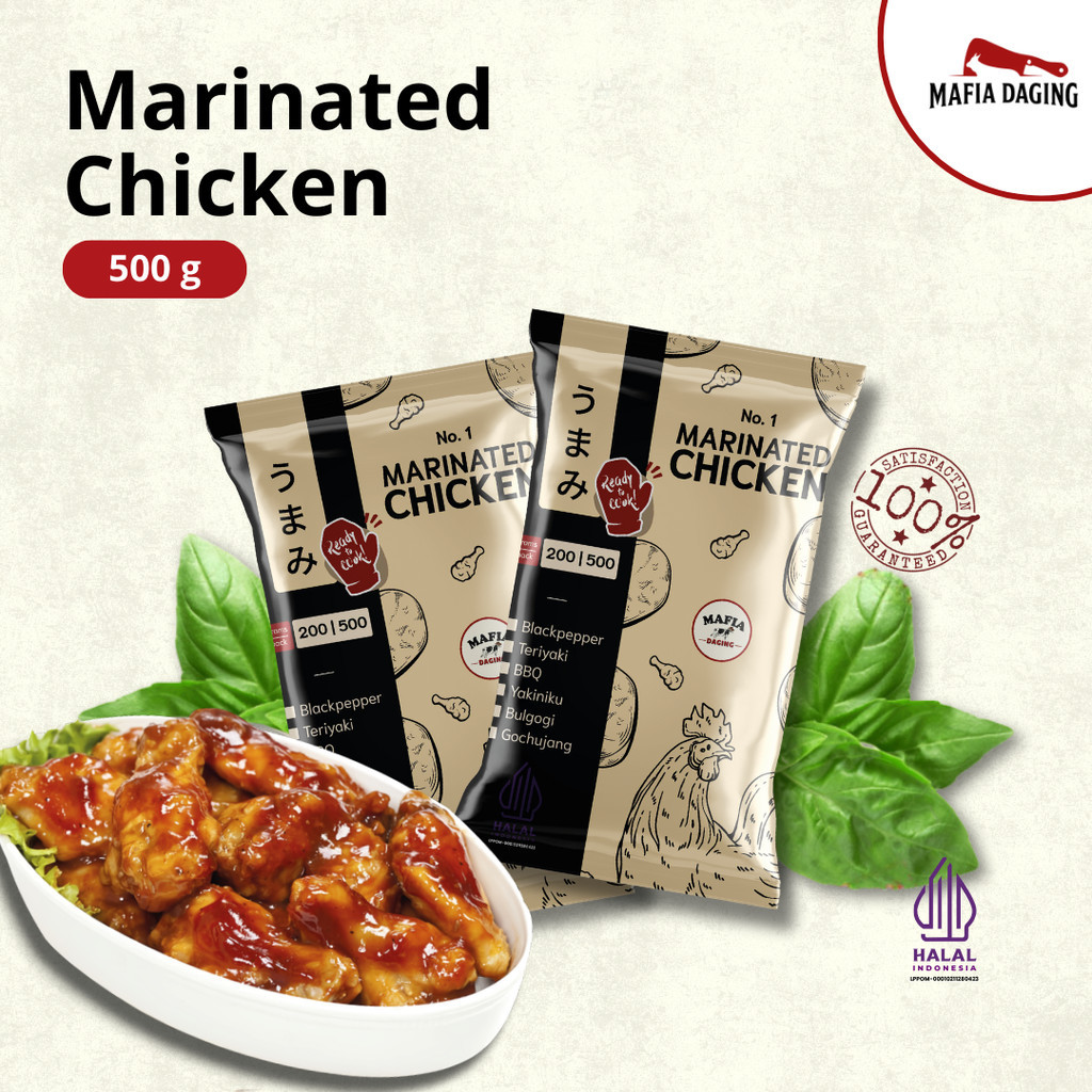 [Mafia Daging] Marinated Chicken - 500g