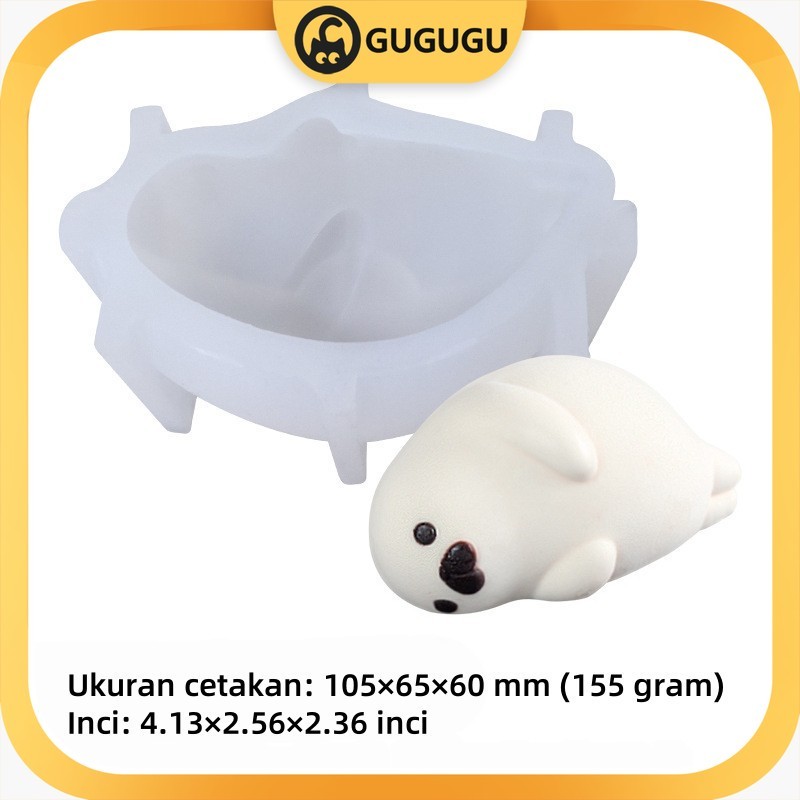 Ready-Cetakan Silikon Anjing Laut / Seal 3D untuk puding coklat jelly