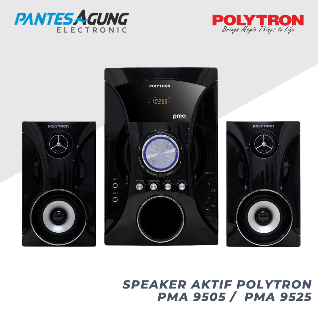 SPEAKER AKTIF POLYTRON PMA 9525 + RADIO