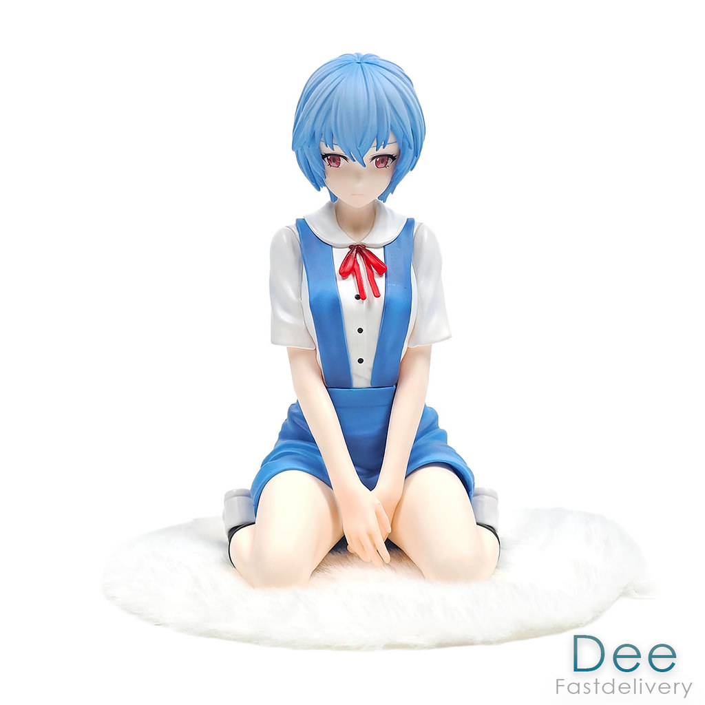 Rei Ayanami Sitting Evangelion Action Figure PVC