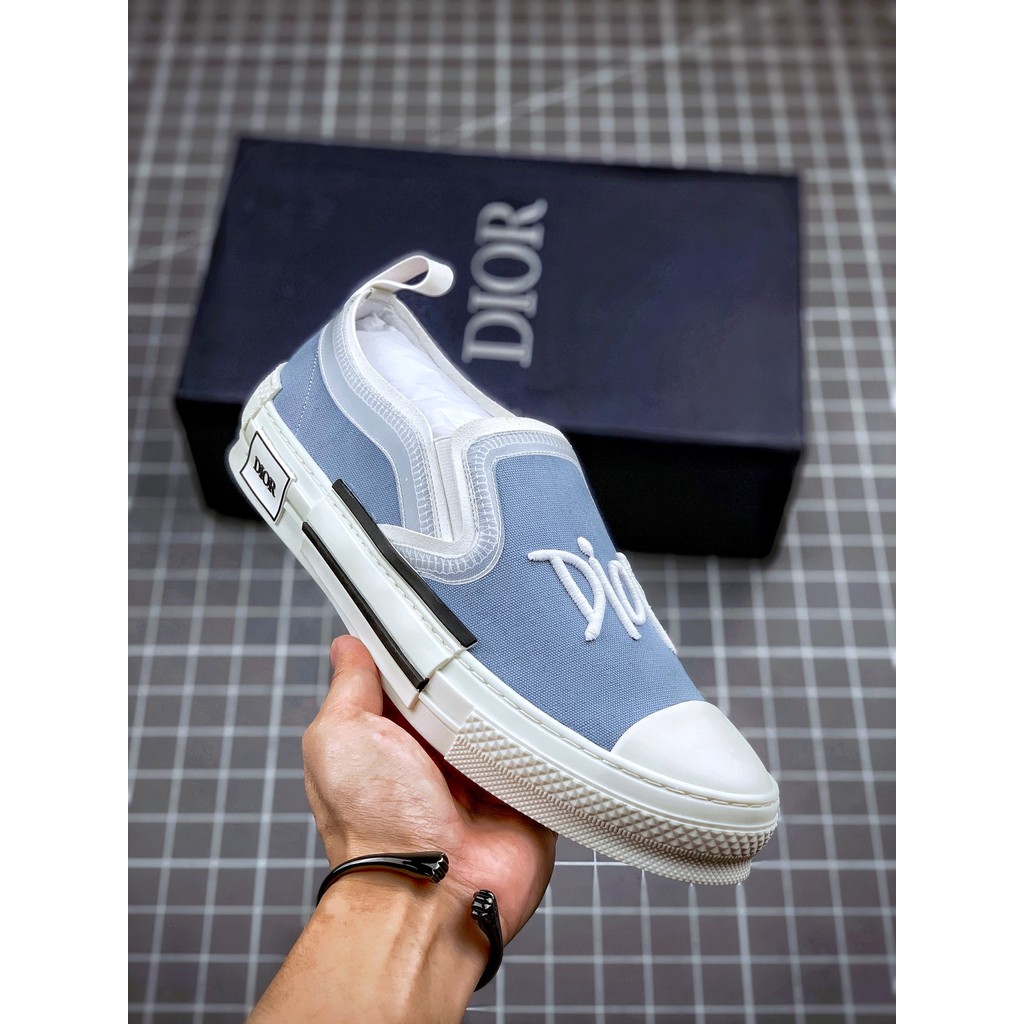 Sepatu Sneakers Low Top Slip On B23 Oblique Motif Transparan CD Shadow All Star Eksklusif Sol TR Ant