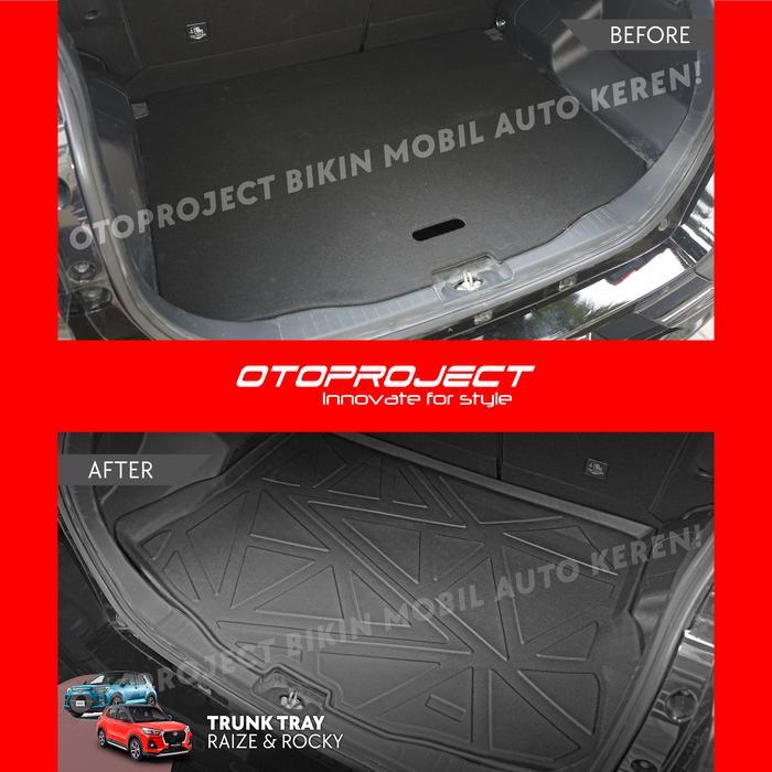 Otoproject - Trunk Tray Raize/ Rocky | Karpet Bagasi Raize/Rocky