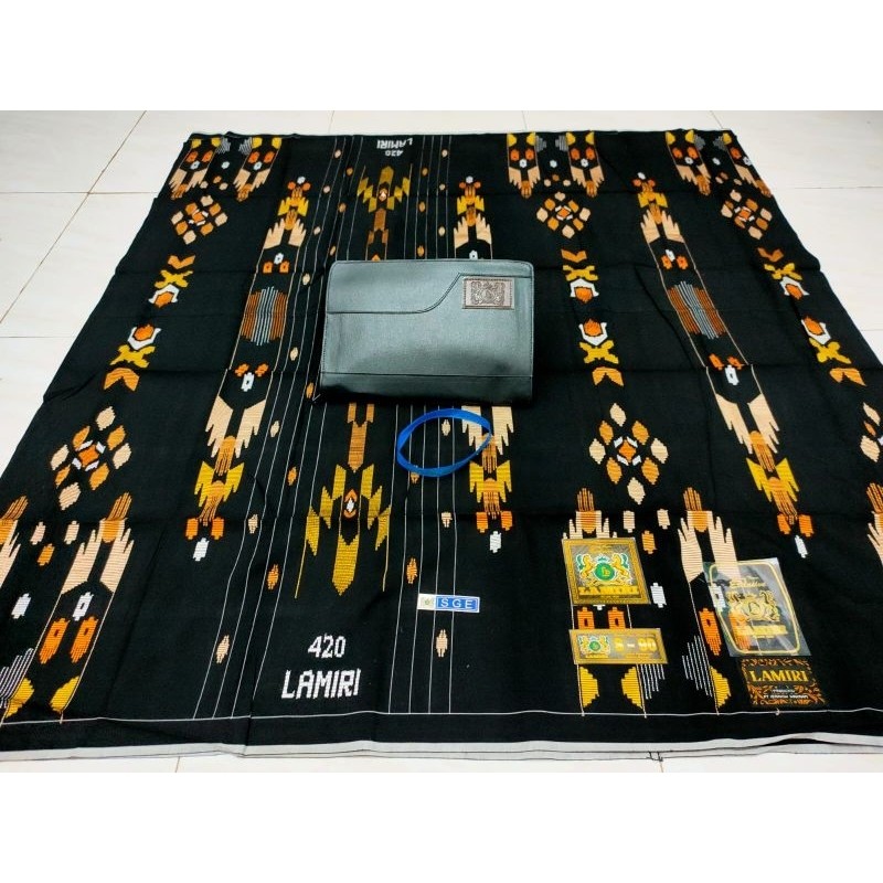 Ramadhan Sale  COD / SARUNG LAMIRI 420 FULL SONGKET DOUBLE BENANG TYPE SGE SUTRA ori by LAMIRI (Q&S)