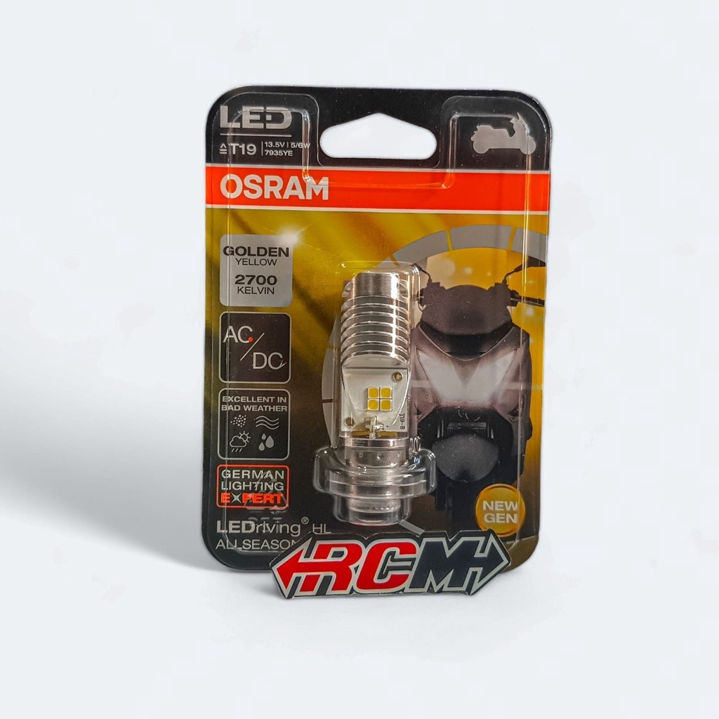 BULB BOLAM BOHLAM LAMPU DPN DEPAN HALOGEN MOTOR LED RIVING T19 H6 M5 K1 ALL SEASON TEMBUS KABUT GOLD