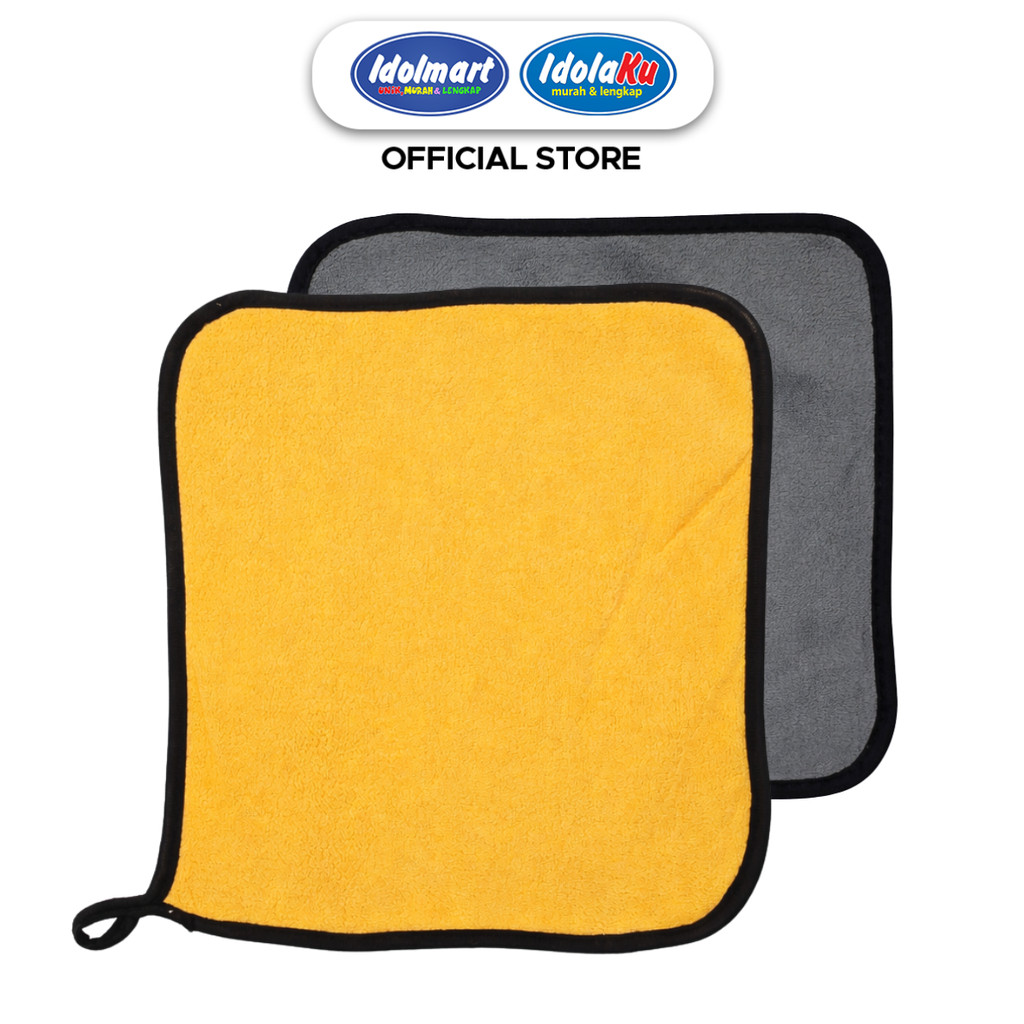 IDOLMART Lap Microfiber 30x30 cm | Kain Lap Microfiber Serbaguna | Lap Cantik Surabaya