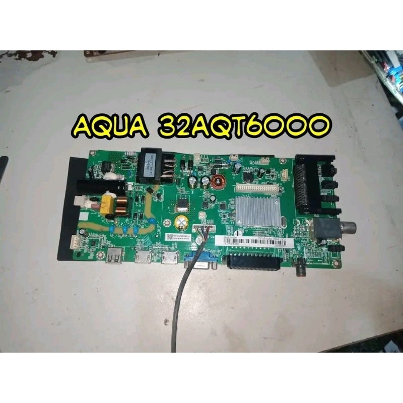 MB - MAINBOARD - MOTHERBOARD - MOBO - MICOM - MODUL - MESIN TV LCD LED AQUA LE32AQT6000T - LE32AQT60
