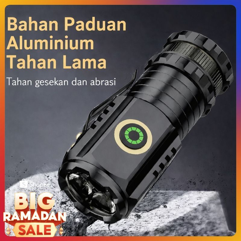 SENTER SWAT POLICE MINI TERBAIK / SENTER LED RECHARGEABLE