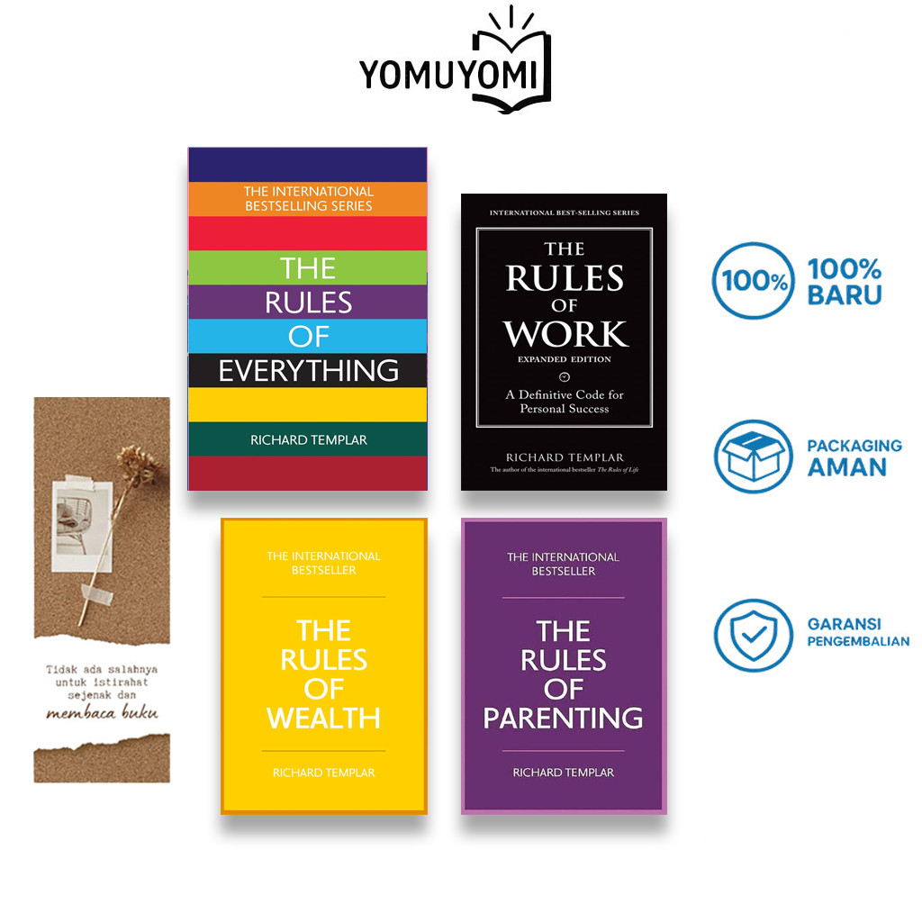 The Rules of Work Series by 
Richard Templar's Rules (9 books)(English)