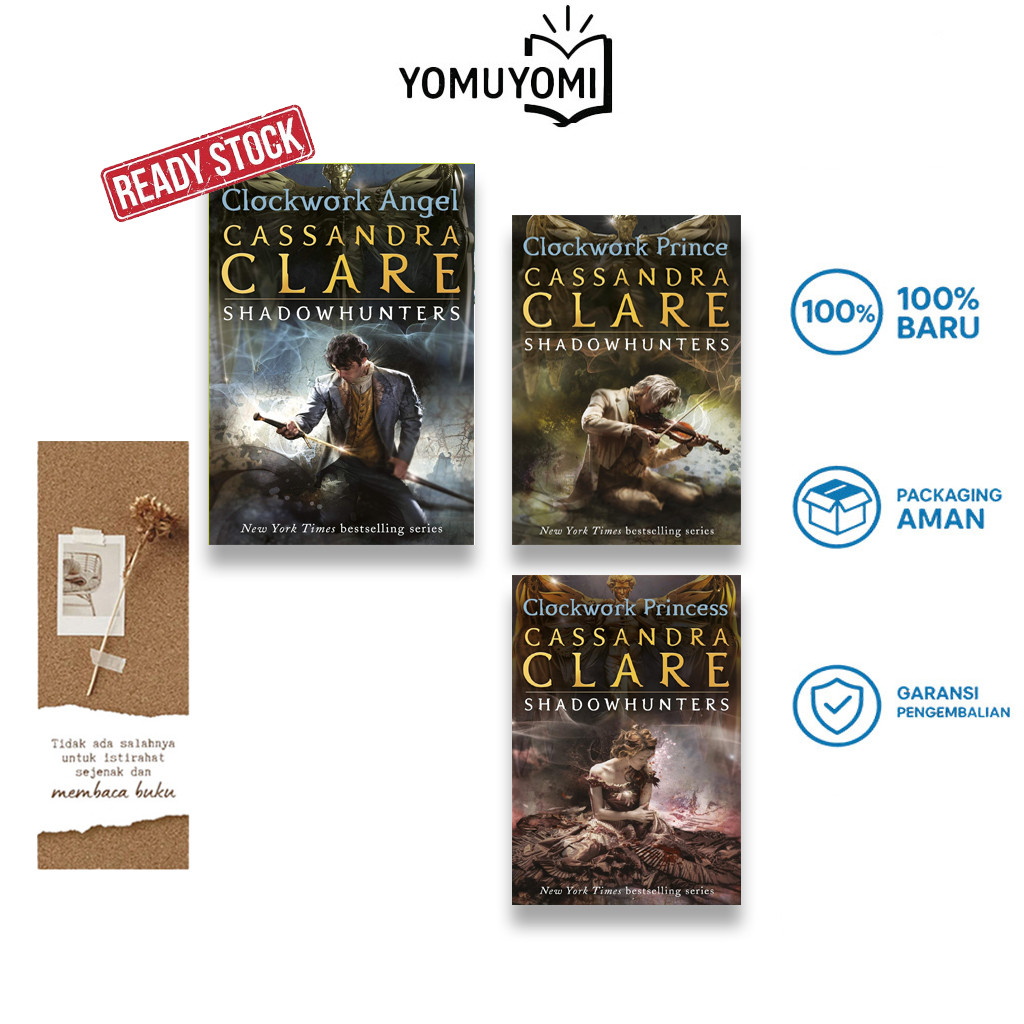 Clockwork Angel |  Clockwork Prince | Clockwork Princess | The Infernal Devices (3 book series) - Ca