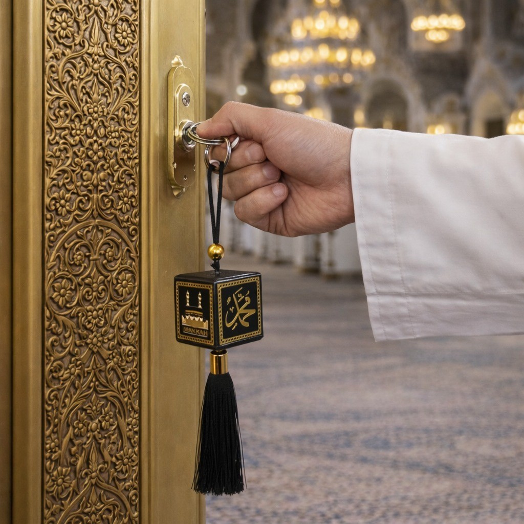 Aksesoris Gantungan Kunci Tas Islami 3 Warna Premium Gantungan Spion Mobil Islami View Makkah Madina