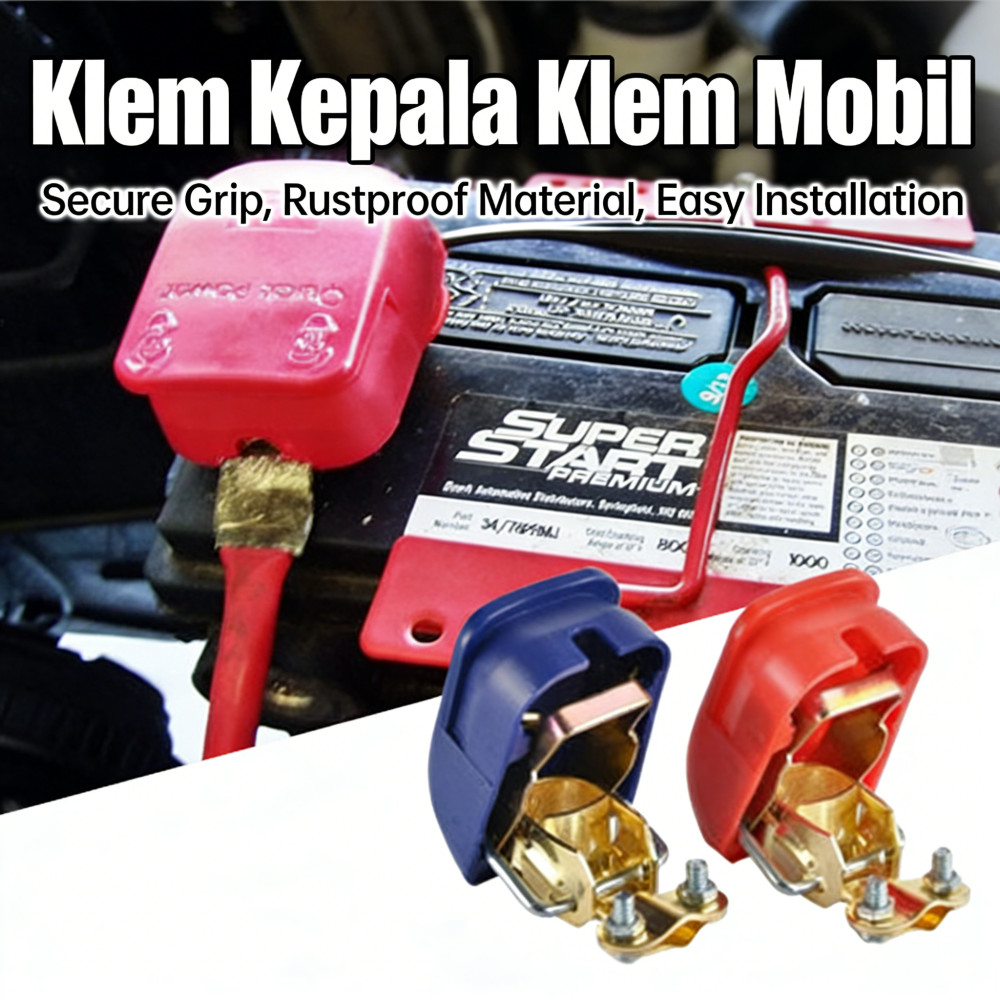 Terminal Mobil Klem Aki Kepala Klem Kepala Klem Aki Kepala Klem Mobil Klip pengaman tiang mati bater