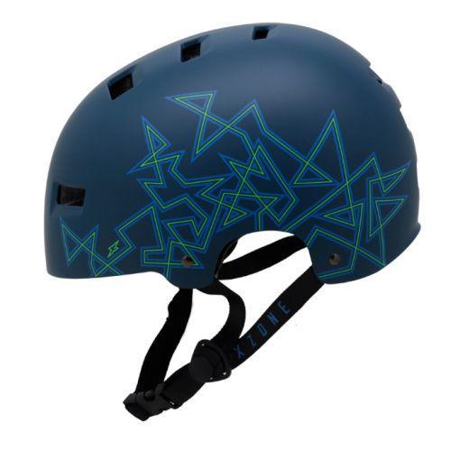 HELM SEPEDA XZONE ATHON II BMX DIRT JUMP HELMET - Dark Blue M