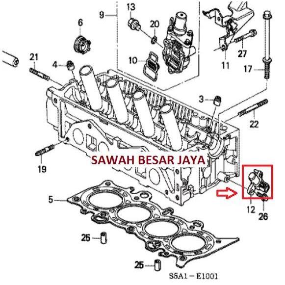 Sensor TDC Top Dead Center Camshaft Noken As Civic ES Century VTI VTIS BERKUALITAS