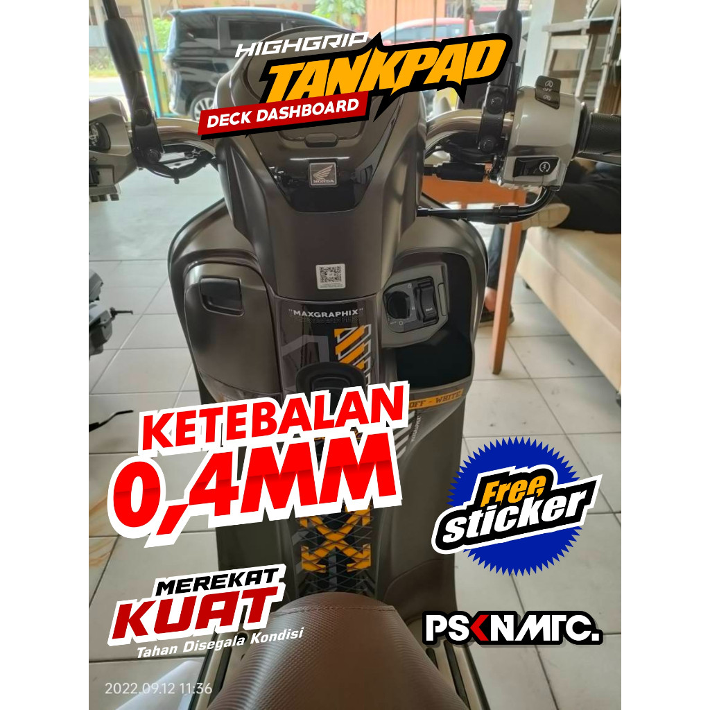 PROMO Tankpad Scoopy New 2021 - 2023 Striping Scoopy Pelindung Dashboard Scoopy Deckpad Scoopy 2023 