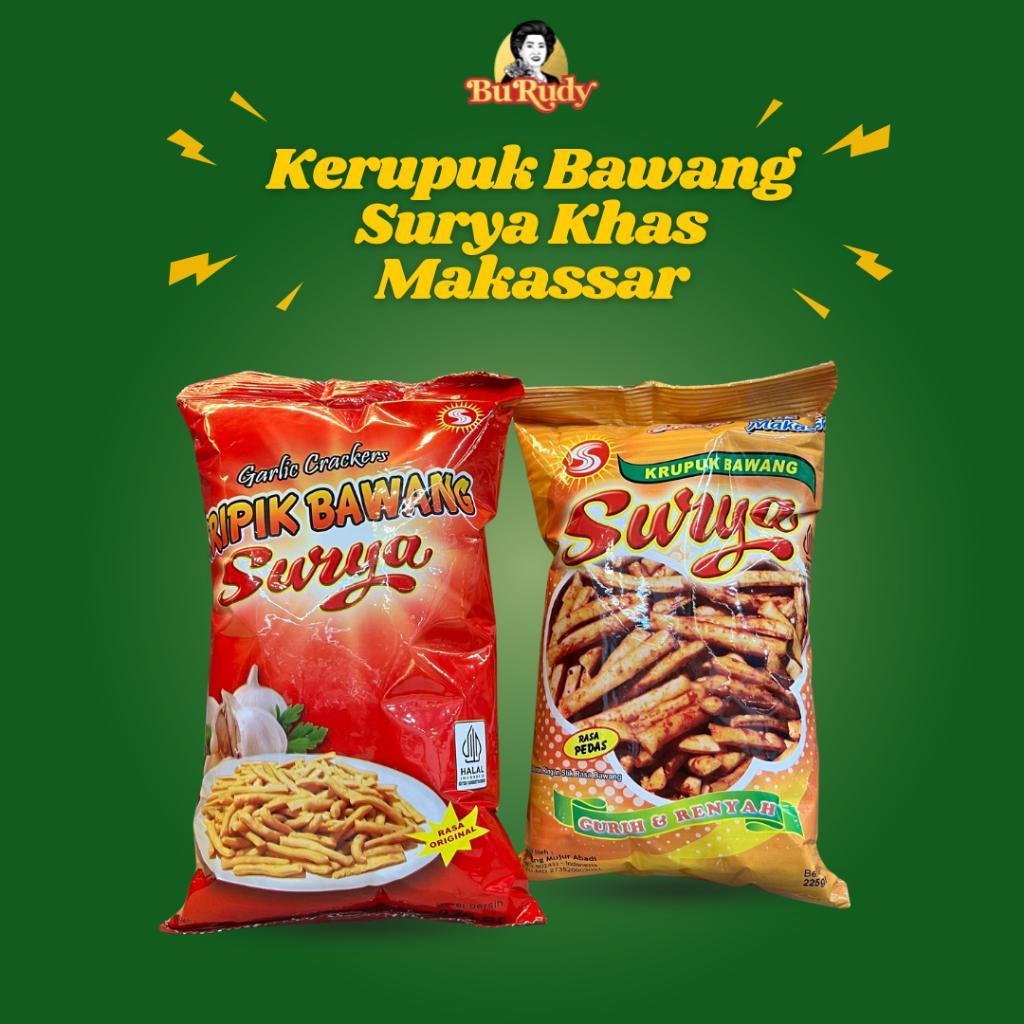 Kerupuk Bawang Surya Asli Makassar - Rasa Original