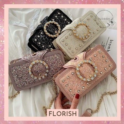 StarrOne1 Florish Fashion Tas Mini Wanita - Tas Kondangan - Tas Pesta - Tas Simpel Elegan BKK74