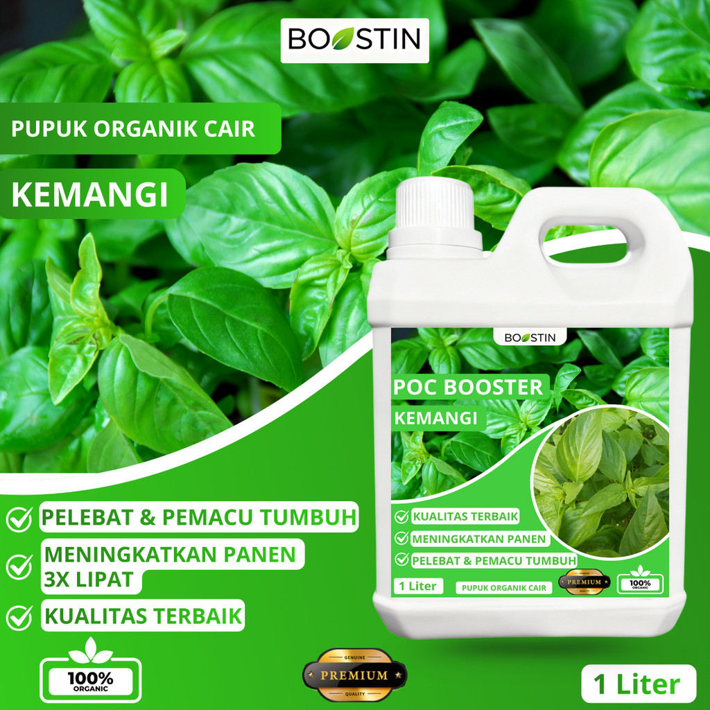 Happypaws21 Poc Booster Kemangi Pupuk Pelebat, Perangsang Akar, Pemacu Pertumbuhan 100% Organik