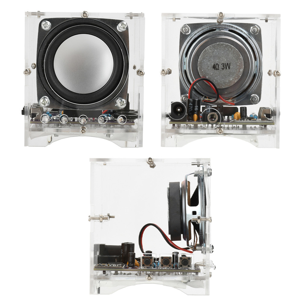 DC 5V 3W Bluetooth Speaker Y Kit Stereo Amplifier Small Auo Y Making Circuit Board Soldering Practic