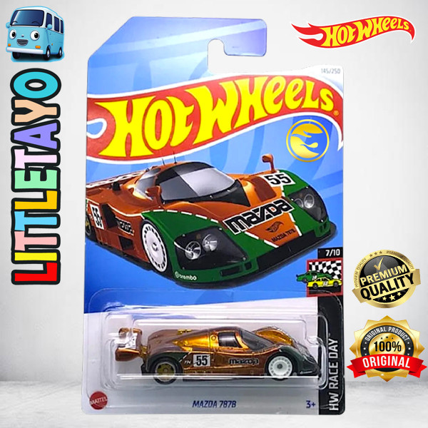 Hot Wheels Super Treasure Hunt Mazda 787B Orange Free Protector