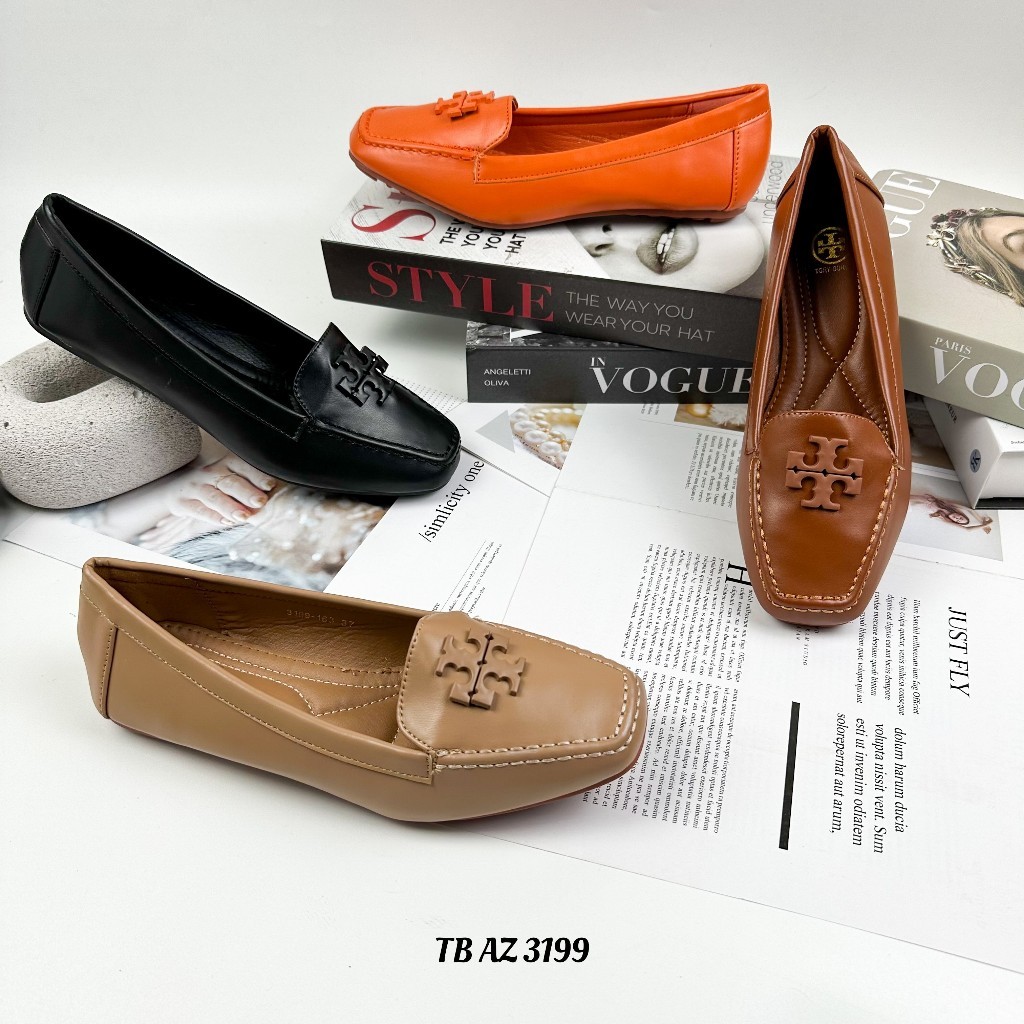 TORY Sepatu Loafers Wanita TB AZ 3199 Free Box Big Sale