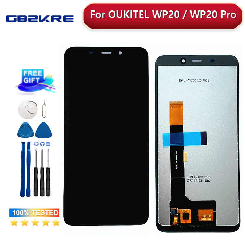 5.93" Original For OUKITEL WP20 LCD Display New Oukitel WP20 Pro G2 Touch Screen WP32Pro WP32 Digiti