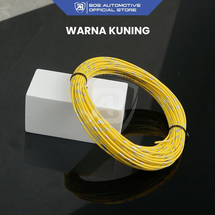 Speeds ID Gear BOS AUTOMOTIVE Kabel Bintik 0.85MM x 10M Kabel Otomotif Body Mobil Motor Serabut Temb