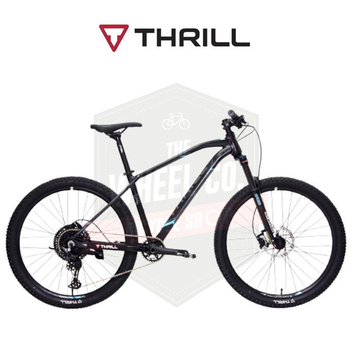 MTB Hardtail 275 THRILL VANQUISH ELITE Shimano Deore 11 Speed - Hitam, L
