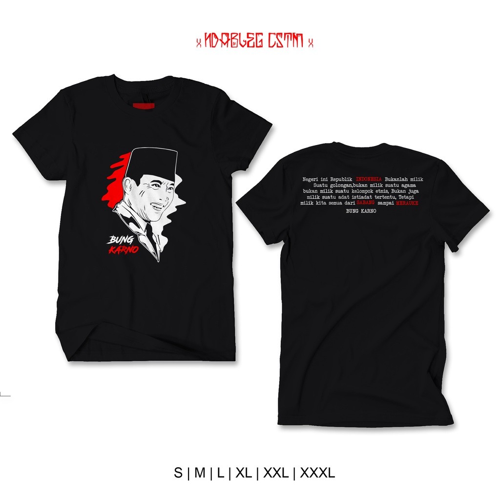 Kaos Presiden Soekarno Kaos Bung Karno Sweater SOEKARNO