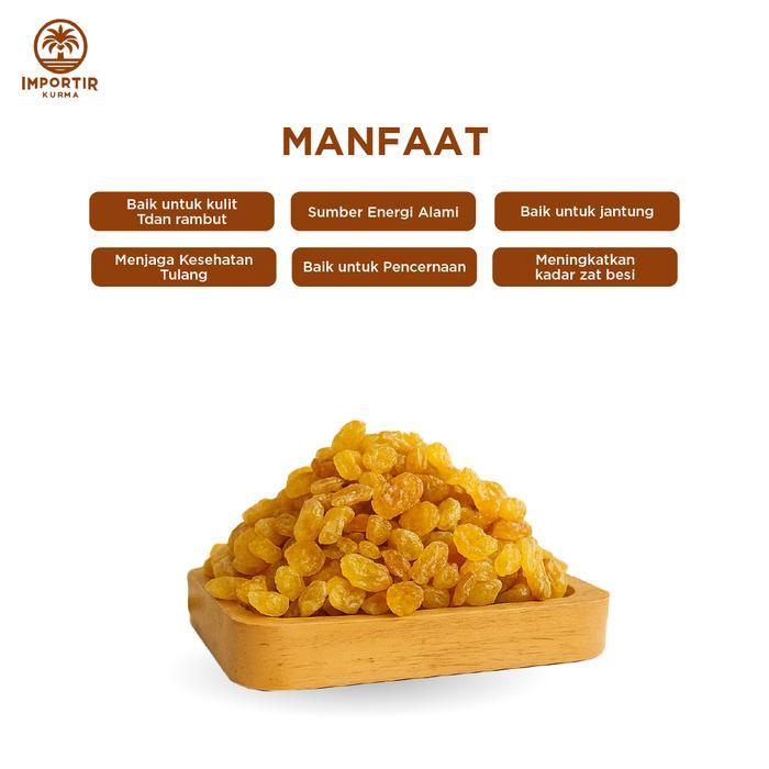 Kismis Golden 1Kg / Kismis Simin Manis / Kismis Raisin 1 Kg