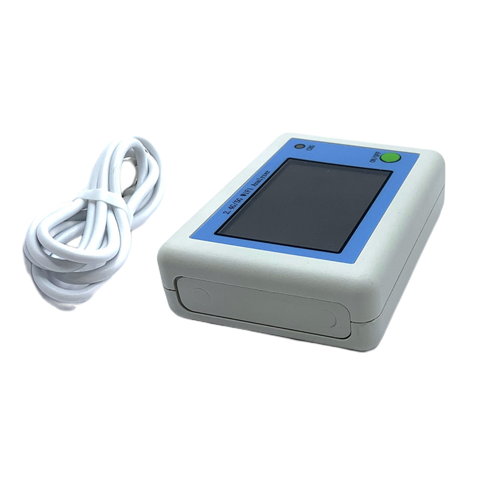 Dual Band 2.4G/5G Signal Usage Analyzer 600mAh Battery WiFi Analyzer TYPE-C Charging Signal Detector