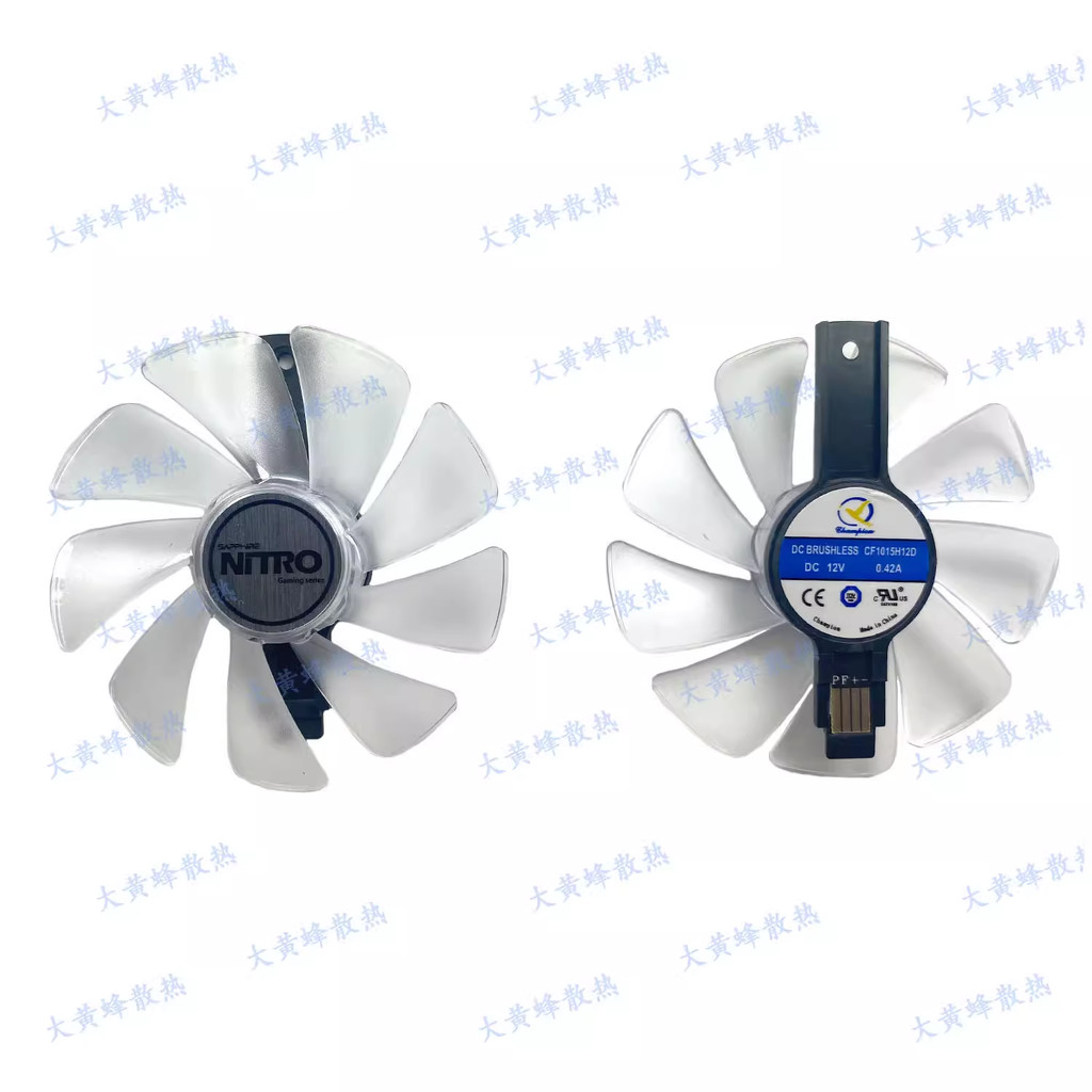 New PC GPU Cooler Fan CF1015H12D 95mm For Sapphire NITRO PULSE RX590 RX480 8G RX470 570 580 4G GDDR5