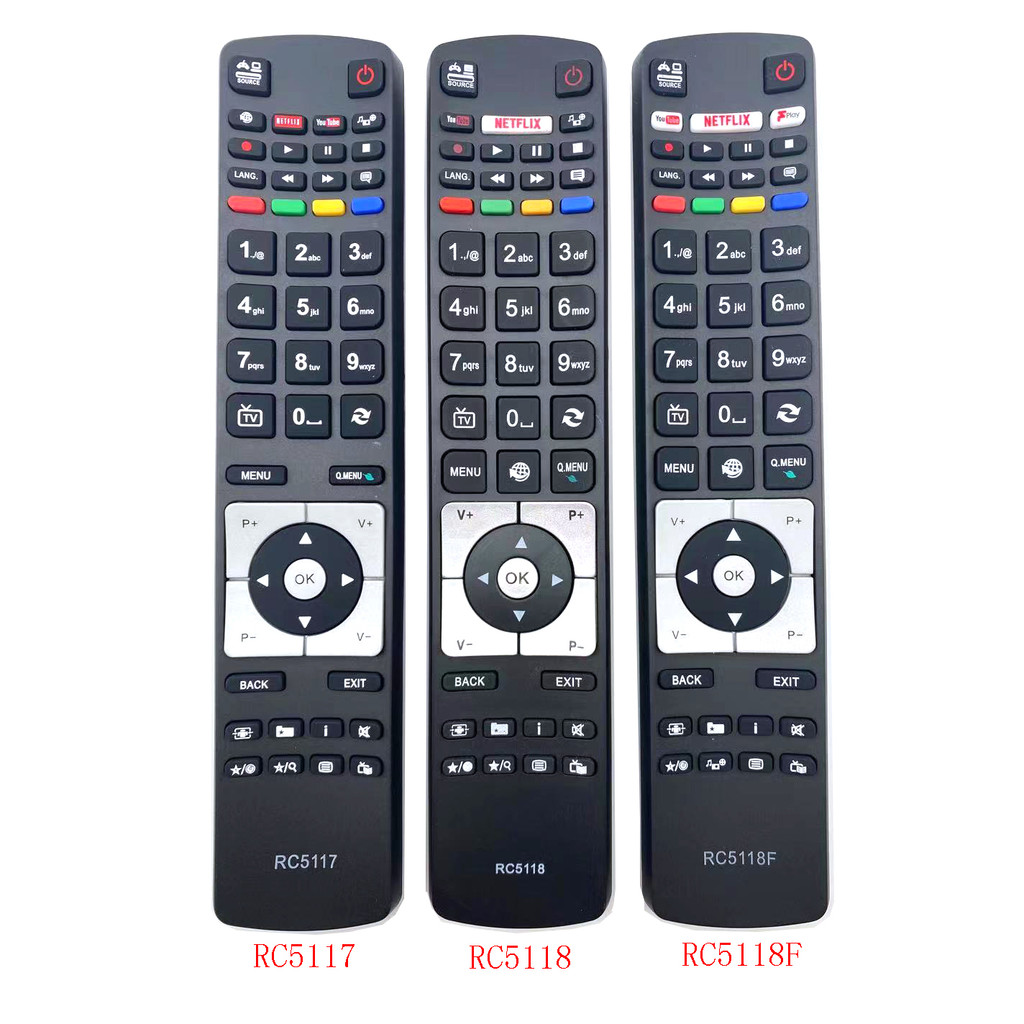 RC5118 RC5117 RC5118F TV remote control for Hitachi Telefunken Bush Sharp Finlux JVC 42FLHK242BHCDN 