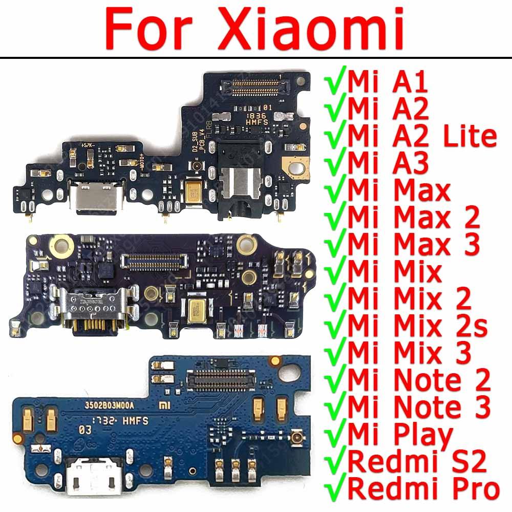 arge Board For Xiaomi Mi A1 5X A2 Lite 6X A3 Mix 2S Max 2 Note 3 Play Redmi S2 Pro arging Port Usb C