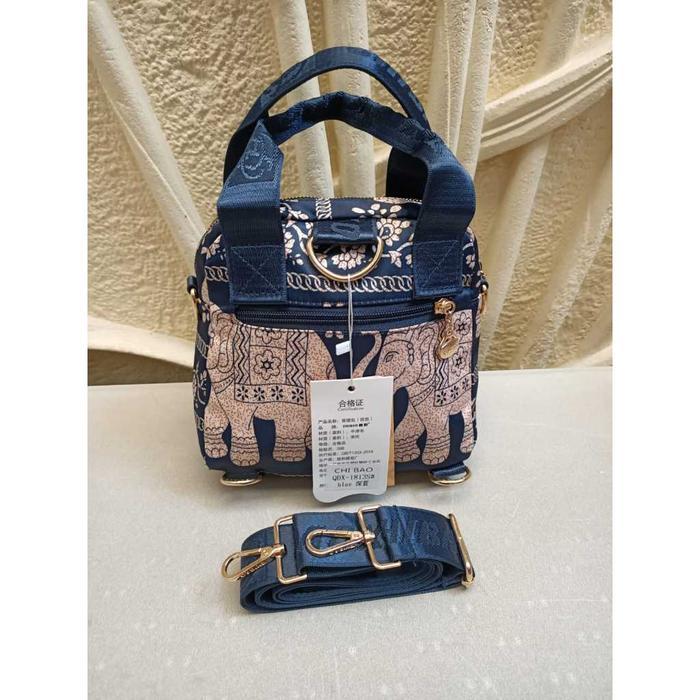 Tas Selempang 3 Fungsi Chibao CB QDX-1813S Motif - Hitam, CB QDX-1813S